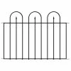 Vigoro Westbrook 36 in. x 48 in. Black Steel Fence Panel (4-Pack) -VIGOR Plants Shop black vigoro garden fencing 860329 4pk 64 1000