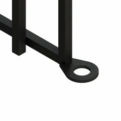 Vigoro Beaumont 40.4 in. H x 49.6 in. W Black Steel 3-Rail Fence Panel -VIGOR Plants Shop black vigoro garden fencing 860336 66 1000