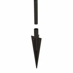 Vigoro Empire/Westbrook 41 in. x 2.3 in. x 2.3 in. Black Steel Fence Post (5-Pack) -VIGOR Plants Shop black vigoro garden fencing 860398 5pk a0 1000