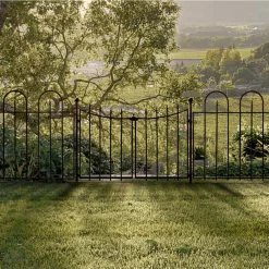Vigoro Empire/Westbrook 41 in. x 2.3 in. x 2.3 in. Black Steel Fence Post 25 Vigoro Empire/Westbrook 41 in. x 2.3 in. x 2.3 in. Black Steel Fence Post -VIGOR Plants Shop black vigoro garden fencing 860398 76 1000