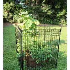 Vigoro 49 in. H Steel No Dig Multi-Purpose Black Latch -VIGOR Plants Shop black vigoro garden fencing 860435 4f 1000