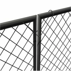 Vigoro 37.3 in. H x 50.2 in. W Steel Diamond Mesh Garden Fence Gate -VIGOR Plants Shop black vigoro garden fencing 860657 c3 1000