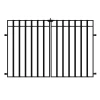 Vigoro 37.2 in. H x 55.7 in. W Steel 3-Rail Garden Fence Gate 2 Vigoro 37.2 in. H x 55.7 in. W Steel 3-Rail Garden Fence Gate -VIGOR Plants Shop black vigoro garden fencing 860718 64 1000
