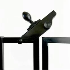 Vigoro 37.2 in. H x 55.7 in. W Steel 3-Rail Garden Fence Gate -VIGOR Plants Shop black vigoro garden fencing 860718 c3 1000