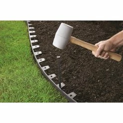 Vigoro 8 in. Anchoring Landscape Spike Pack (24-Count) -VIGOR Plants Shop black vigoro garden stakes 1985 24hd 16 31 1000