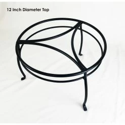 Vigoro 8 in. Black Metal Indoor Plant Stand -VIGOR Plants Shop black vigoro plant stands 51470 1f 1000