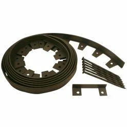 Vigoro 20 ft. No-Dig Landscape Plastic Edging Kit -VIGOR Plants Shop black vigoro plastic edging 3001 20hd 6 40 1000