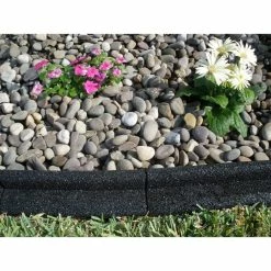 Vigoro EcoBorder 4 ft. Black Rubber Landscape Edging (Single) -VIGOR Plants Shop black vigoro rubber edging ecobrd blk 4 ft 44 1000