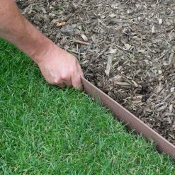 Vigoro 20 ft. Premium Brown Composite Edging 11 Vigoro 20 ft. Premium Brown Composite Edging -VIGOR Plants Shop brown vigoro brick edging 903001vg 1d 1000