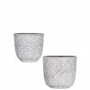 SULLIVANS Gray Cement Flower Pot (Set of 2) -VIGOR Plants Shop cement sullivans plant pots cmt1134 64 1000