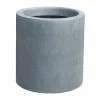 KANTE 9.8 in. W Round Charcoal Lightweight Concrete/Fiberglass Indoor Outdoor Elegant Planter 2 KANTE 9.8 in. W Round Charcoal Lightweight Concrete/Fiberglass Indoor Outdoor Elegant Planter -VIGOR Plants Shop charcoal kante plant pots osc0119a c60121 64 1000