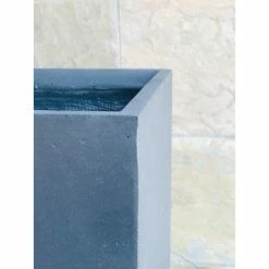 KANTE 23 in. L Rectangular Charcoal Concrete/Fiberglass Indoor Outdoor Elegant Planter 15 KANTE 23 in. L Rectangular Charcoal Concrete/Fiberglass Indoor Outdoor Elegant Planter -VIGOR Plants Shop charcoal kante plant pots osf0104a c60121 44 1000