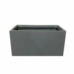KANTE 23 in. L Rectangular Charcoal Concrete/Fiberglass Indoor Outdoor Elegant Planter 12 KANTE 23 in. L Rectangular Charcoal Concrete/Fiberglass Indoor Outdoor Elegant Planter -VIGOR Plants Shop charcoal kante plant pots osf0104a c60121 c3 1000