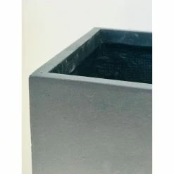 KANTE 10 in. Tall Charcoal Lightweight Concrete Square Modern Outdoor Planter 12 KANTE 10 in. Tall Charcoal Lightweight Concrete Square Modern Outdoor Planter -VIGOR Plants Shop charcoal kante plant pots rf0001a c60121 44 1000