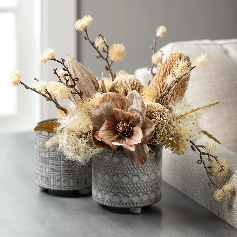 VIGOR Plants Shop 39 VIGOR Plants Shop -VIGOR Plants Shop gray patterned sullivans plant pots cmt1207 fa 1000