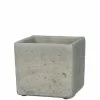 SULLIVANS Gray Cement Square Planter -VIGOR Plants Shop gray sullivans plant pots cmt1091 64 1000