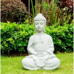 KANTE Lightweight Sitting Meditating Buddha Zen Indoor -VIGOR Plants Shop kante garden statues r141006 c80021 c3 1000