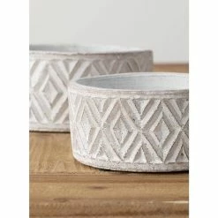 SULLIVANS Multi-Color Cement Planter (Set of 2) -VIGOR Plants Shop multicolor sullivans plant pots cmt1184 1f 1000