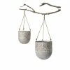SULLIVANS Multi-Color Metal Hanging Planters (Set of 2) 1 SULLIVANS Multi-Color Metal Hanging Planters (Set of 2) -VIGOR Plants Shop multicolor sullivans plant pots met1676 64 1000