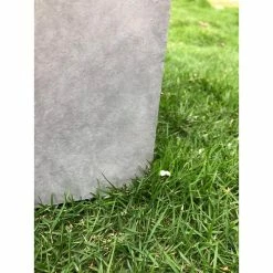KANTE Set of 3 Lightweight Modern Square Outdoor Planters, 16 in., 12 in. and 10 in. Tall, Natural Concrete -VIGOR Plants Shop natural concrete kante plant pots rf0001abcc80021 fa 1000