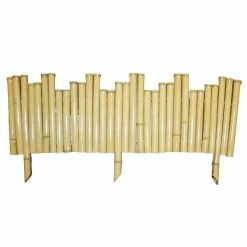 Vigoro Natural Pipe Organ 8 in. Bamboo Garden Fence