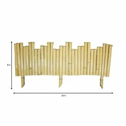 Vigoro Natural Pipe Organ 8 in. Bamboo Garden Fence 10 Vigoro Natural Pipe Organ 8 in. Bamboo Garden Fence -VIGOR Plants Shop natural vigoro garden fencing 4477408 c3 1000