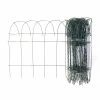 Vigoro 14 in. x 20 ft. Rolled Metal Garden Fence, Green -VIGOR Plants Shop powder coated green vigoro garden fencing 89311hd 64 1000