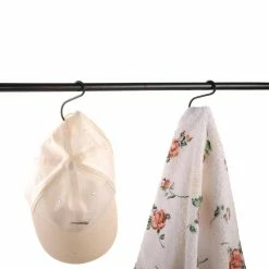 Vigoro 1.77 in. x 0.157 in. x 3.35 in. Black Metal Extender Hooks (2-Pack) -VIGOR Plants Shop powder coating vigoro plant hangers 541117 77 1000