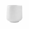 KANTE 13.4 in. H Pure White Tuliped Round Concrete Planter, Outdoor Indoor Large Planter Pots, Containers with Drainage Holes -VIGOR Plants Shop pure white kante plant pots rf2015022c c80011 64 1000