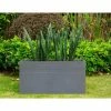 KANTE 31.5 in. L Rectangular Slate Gray Concrete/Fiberglass Indoor Outdoor Modern Elegant Planter 2 KANTE 31.5 in. L Rectangular Slate Gray Concrete/Fiberglass Indoor Outdoor Modern Elegant Planter -VIGOR Plants Shop slate gray kante plant pots osf0131b c60611 64 1000