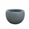 KANTE 8 in. Tall Slate Gray Lightweight Concrete Outdoor Round Bowl Planter -VIGOR Plants Shop slate gray kante plant pots rc0049a c60611 64 1000