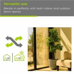 KANTE 12 in. Tall Slate Gray Lightweight Concrete Round Modern Outdoor Planter 17 KANTE 12 in. Tall Slate Gray Lightweight Concrete Round Modern Outdoor Planter -VIGOR Plants Shop slate gray kante plant pots rc0050b c60611 76 1000