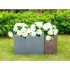 KANTE 31 in. L Rectangular Timber Ridge Concrete/Fiberglass Indoor Outdoor Elegant Long Planter -VIGOR Plants Shop timber ridge kante plant pots osf0219b c80811 64 1000