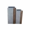 KANTE 28 in. and 24 in. Tall Timber Ridge Lightweight Concrete Tall Modern Square Outdoor Planter Set 1 KANTE 28 in. and 24 in. Tall Timber Ridge Lightweight Concrete Tall Modern Square Outdoor Planter Set -VIGOR Plants Shop timber ridge kante plant pots rf0218bc c80811 64 1000