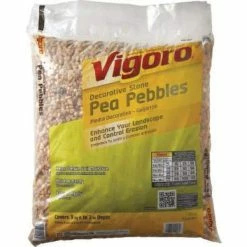 Vigoro 0.5 cu. ft. Bagged Pea Gravel Pebble Landscape Rock -VIGOR Plants Shop vigoro bagged landscape rocks 54255 1d 1000