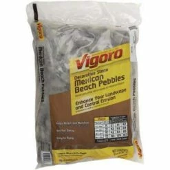 Vigoro 0.4 cu. ft. Bagged Mexican Beach Pebble Landscape Rock -VIGOR Plants Shop vigoro bagged landscape rocks hdmbp3 30 1d 1000