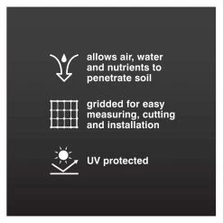 Vigoro 6 ft. x 100 ft. 3 oz. Woven Weed Barrier -VIGOR Plants Shop vigoro landscape fabric 46613 c3 1000