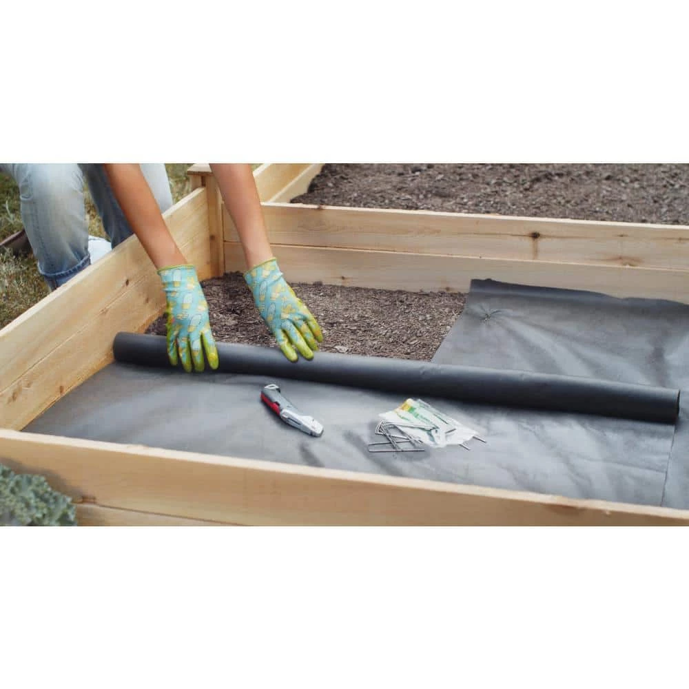 Vigoro 40 in. x 36 ft. PLA Natural Weed Control Landscape Fabric 9 Vigoro 40 in. x 36 ft. PLA Natural Weed Control Landscape Fabric - Image 7