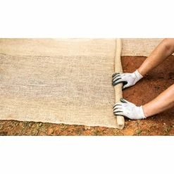 Vigoro 3 ft. x 24 ft. 100% Natural Burlap Landscape Fabric -VIGOR Plants Shop vigoro landscape fabric nmvb0324 1d 1000