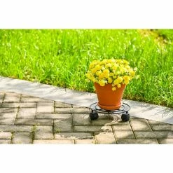 Vigoro 10 in. OPP Metal Wire Plant Caddy 10 Vigoro 10 in. OPP Metal Wire Plant Caddy -VIGOR Plants Shop vigoro planter caddies 710266500 1f 1000