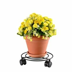 Vigoro 10 in. OPP Metal Wire Plant Caddy 11 Vigoro 10 in. OPP Metal Wire Plant Caddy -VIGOR Plants Shop vigoro planter caddies 710266500 44 1000