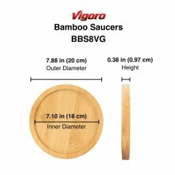 Vigoro 8 in. Bamboo Plant Saucer 11 Vigoro 8 in. Bamboo Plant Saucer -VIGOR Plants Shop vigoro planter saucers bbs8vg 4f 1000
