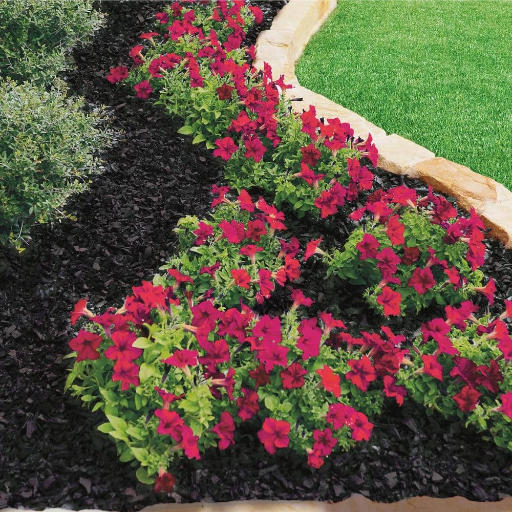 Vigoro 37.5 cu. ft. Black Recycled Rubber Mulch (25 Bags) 6 Vigoro 37.5 cu. ft. Black Recycled Rubber Mulch (25 Bags) - Image 4
