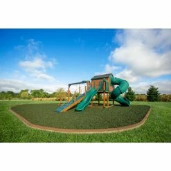 Vigoro 37.5 cu. ft. Green Recycled Rubber Mulch 25 Bags -VIGOR Plants Shop vigoro rubber mulch gn15gr25 c3 1000