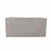 KANTE 23 in. L Rectangular Weathered Concrete/Fiberglass Indoor Outdoor Elegant Long Planter -VIGOR Plants Shop weathered concrete kante plant pots osf0104a c80021 2 64 1000