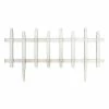 Vigoro 12 in. H White Classic Picket Style Plastic Garden Fence -VIGOR Plants Shop white plastic resin vigoro garden fencing 51502 64 1000