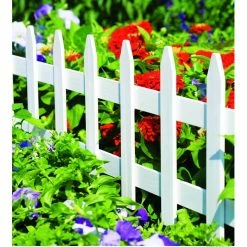 Vigoro 36 in. Wood Picket Garden Fence 9 Vigoro 36 in. Wood Picket Garden Fence -VIGOR Plants Shop white vigoro garden fencing rc 74w c3 1000