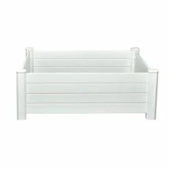 Vigoro 4 ft. x 4 ft. x 15 in. White Vinyl Raised Garden Bed 14 Vigoro 4 ft. x 4 ft. x 15 in. White Vinyl Raised Garden Bed -VIGOR Plants Shop white vigoro raised planter boxes 26001v fa 1000