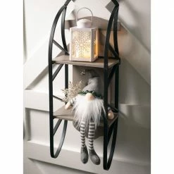 SULLIVANS 8.75 in. Snowflake Lantern with LED Pillar Candle -VIGOR Plants Shop whites sullivans outdoor lanterns sea44233ln 1f 1000