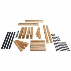 Vigoro 2 ft. x 4 ft. Elevated Cedar Garden Bed with Shelf (Vinyl Legs) -VIGOR Plants Shop wood vigoro raised planter boxes 445190 44 1000